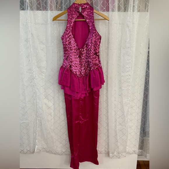 pink 80s prom dress SOLD Zum Zum Southern Belle Party  Medium  Hotbox Vintage ruffles skirt and bow . Vintage 1980s Gunne Sax Jessica